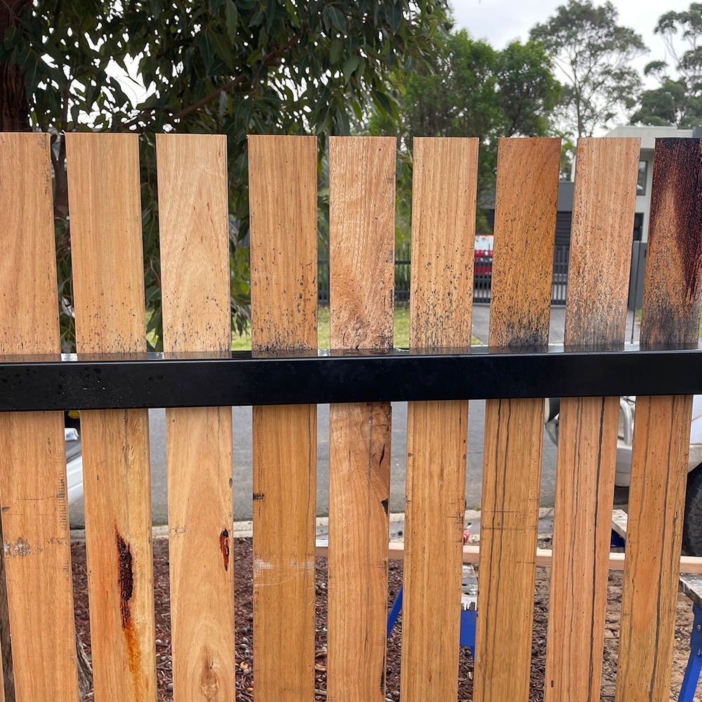 Timber Batten Fence
